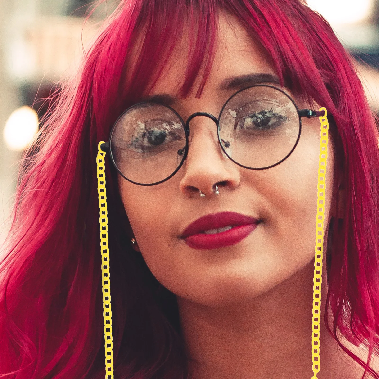 10 stücke Kunststoff Link Ketten Für Schmuck Machen Diy Handwerk Bunte Geldbörse Brillen Lanyard Kette Zubehör Dekorative Stecker