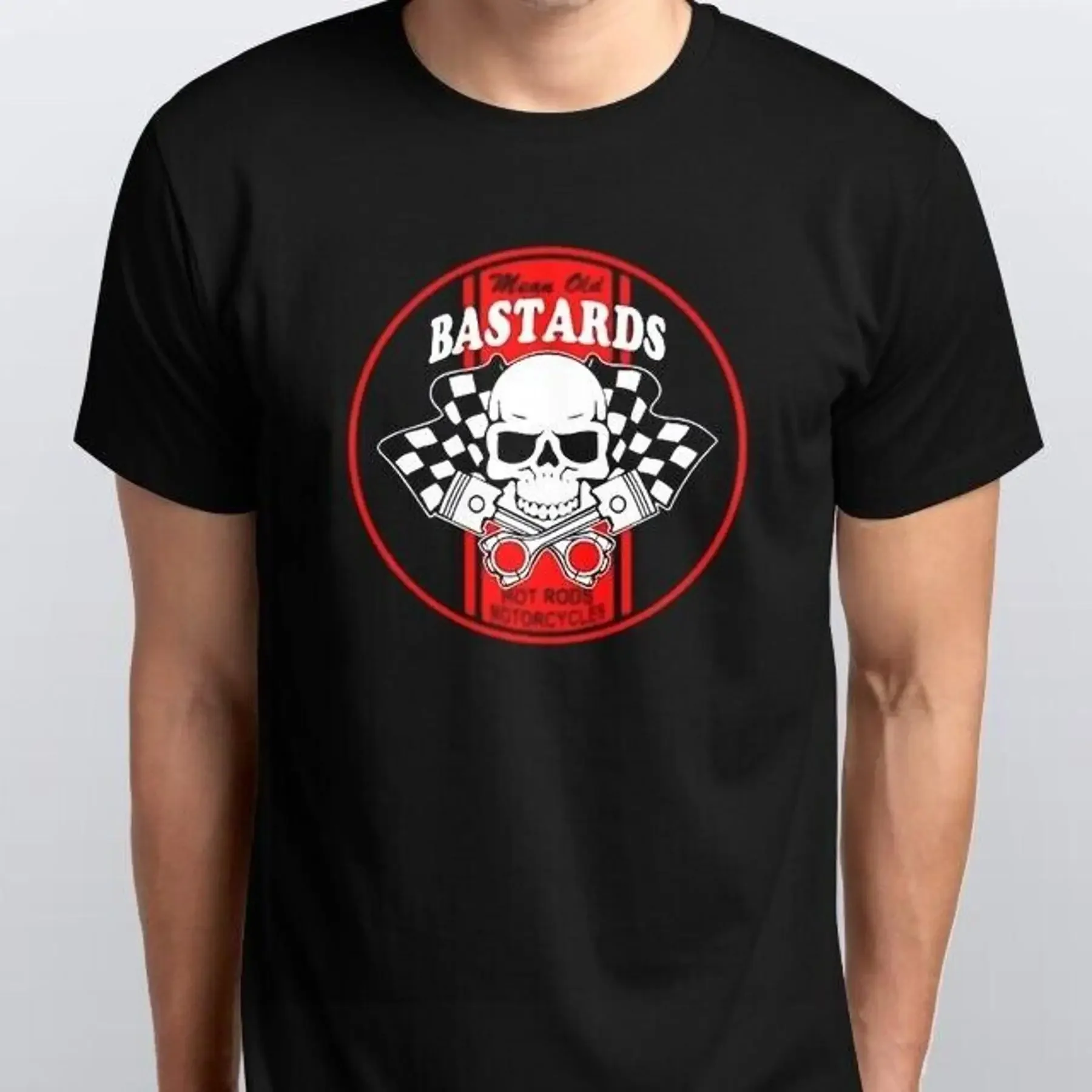 

MEAN OLD BASTARDS New Printed T-SHIRT Black White S,M,L,XL,2XL