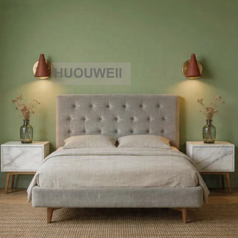 LED Simple Iron Wall Lamp Modern Living Room Bedroom Bedside Lamp Creative Personality Aisle Corridor Entrance Wall Lamp