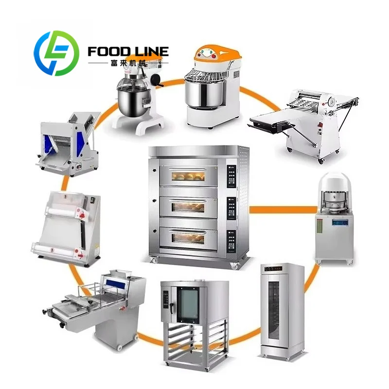 Full Set Commercial Bread Machine Motor Driven Dough Sheeter System Design Catering Company Bakery Hot Sale System Design