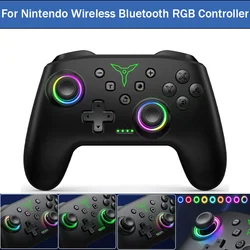 Nintendo Switch OLED/Lite Console Pro contrth 1000Mah 배터리 프로그래밍 가능 터보 기능용 DinoFire 무선 컨트롤러