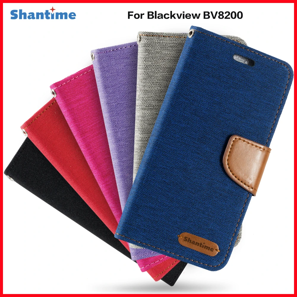 PU Flip Case For Blackview BV8200 Business Case For Blackview BV8200 Card Holder Silicone Photo Frame Case Wallet Cover