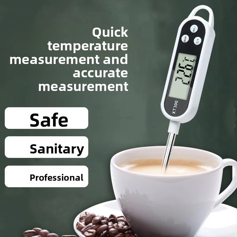 مسبار ميزان حرارة الطعام لقياس درجة حرارة زيت الماء والحليب والخبز والمطبخ يستخدم الطفل في درجة الحرارة الداخلية