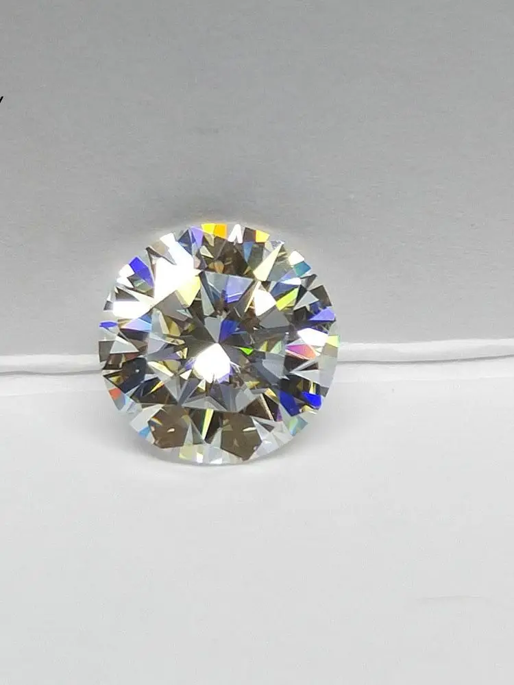 

5pcs/lot Wholesale Price 1ct 6.5mm D Color White Moissanite 5mm Round Cut VVS1 Loose Synthetic Stone For Jewelry Making