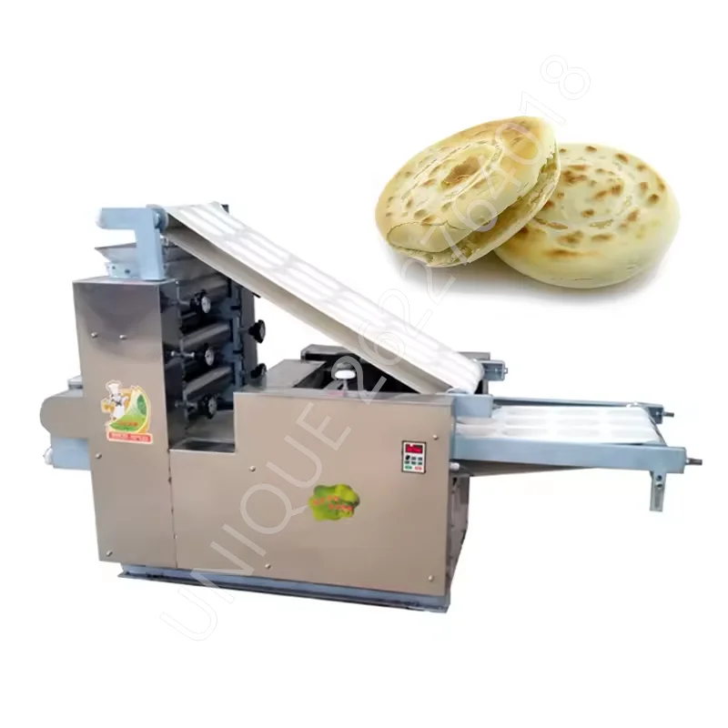 Machine commerciale automatique vers le haut pour la fabrication de tortilla, enrobage de peau de boulette, Chapatti, Roti, Pita arabe, farine