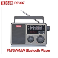 Original Tecsun RP307 RP-307 WAV APE FLAC Reciver Bluetooth Speaker Portable FM SW MW DSP Digit Radio USB TF SD card MP3 Player