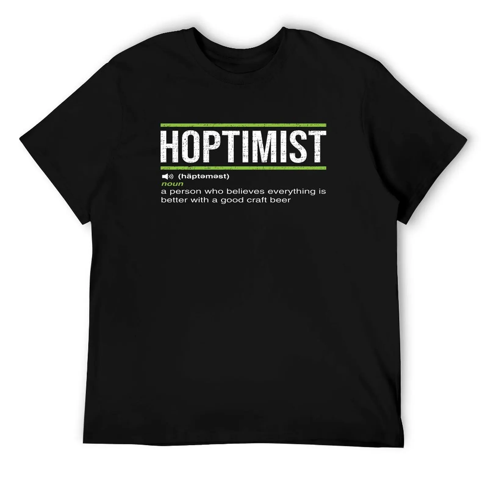 

HOPTIMIST Definition for Craft Beer Lovers T-Shirt anime t shirts for man t shirt personalised t shirts with prints T-Shirt