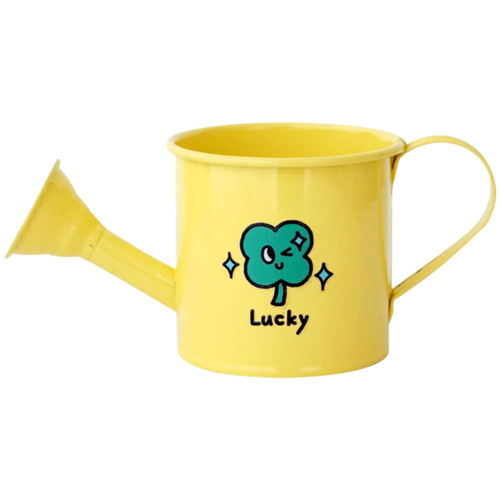 Small-Sized Iron Watering Can for Young Gardeners Featuring Smooth Edges and Even Water Distribution for Indoor and Outdoor Use