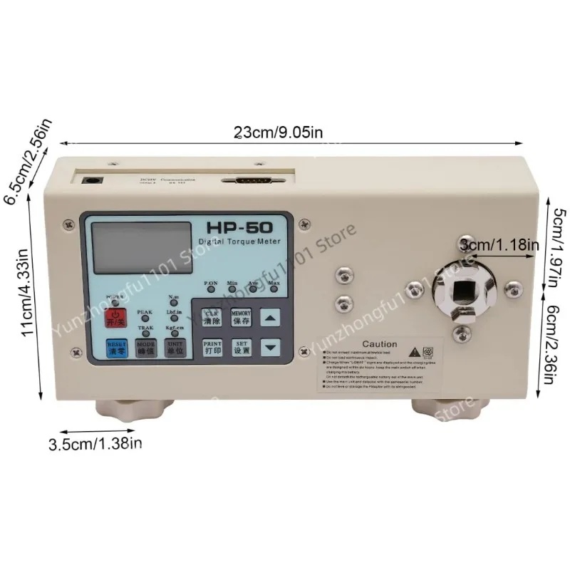 110/220V Digital Torque Meter Screwdriver Torque Wrench Measure Tester Portable Torque Meter