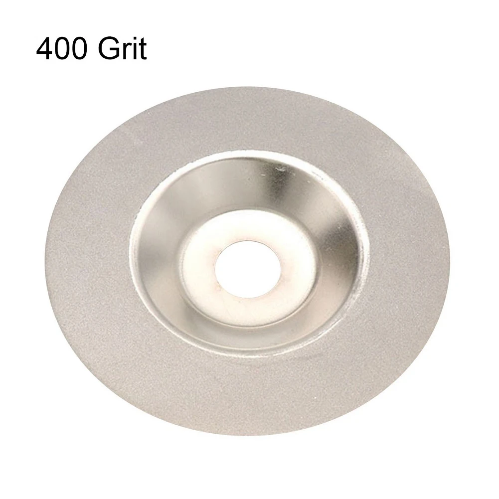 Disco per affilare smeriglio Mola da 100 mm per utensili in vetro Smerigliatrice angolare Disco diamantato argento Lama per sega Utensile abrasivo
