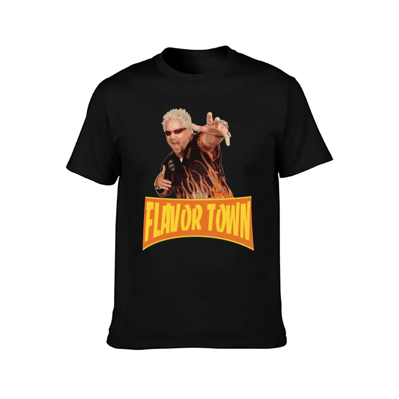 FLAVOR TOWN USA T-Shirt Plus Size Gym Sports T-Shirt