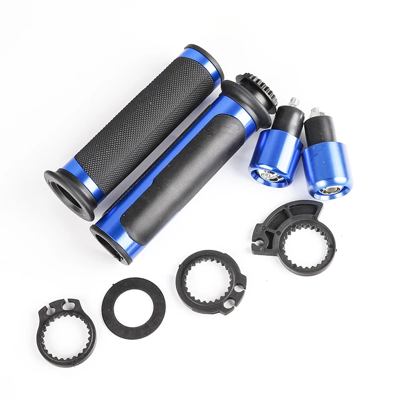 Universal Motorcycle 7/8\'\' 22MM CNC Rubber Gel handle bar grips for YAMAHA FAZER 600 1000 FZ6 FZ8 FZ1 FAZER600 FAZER1000 XJ6