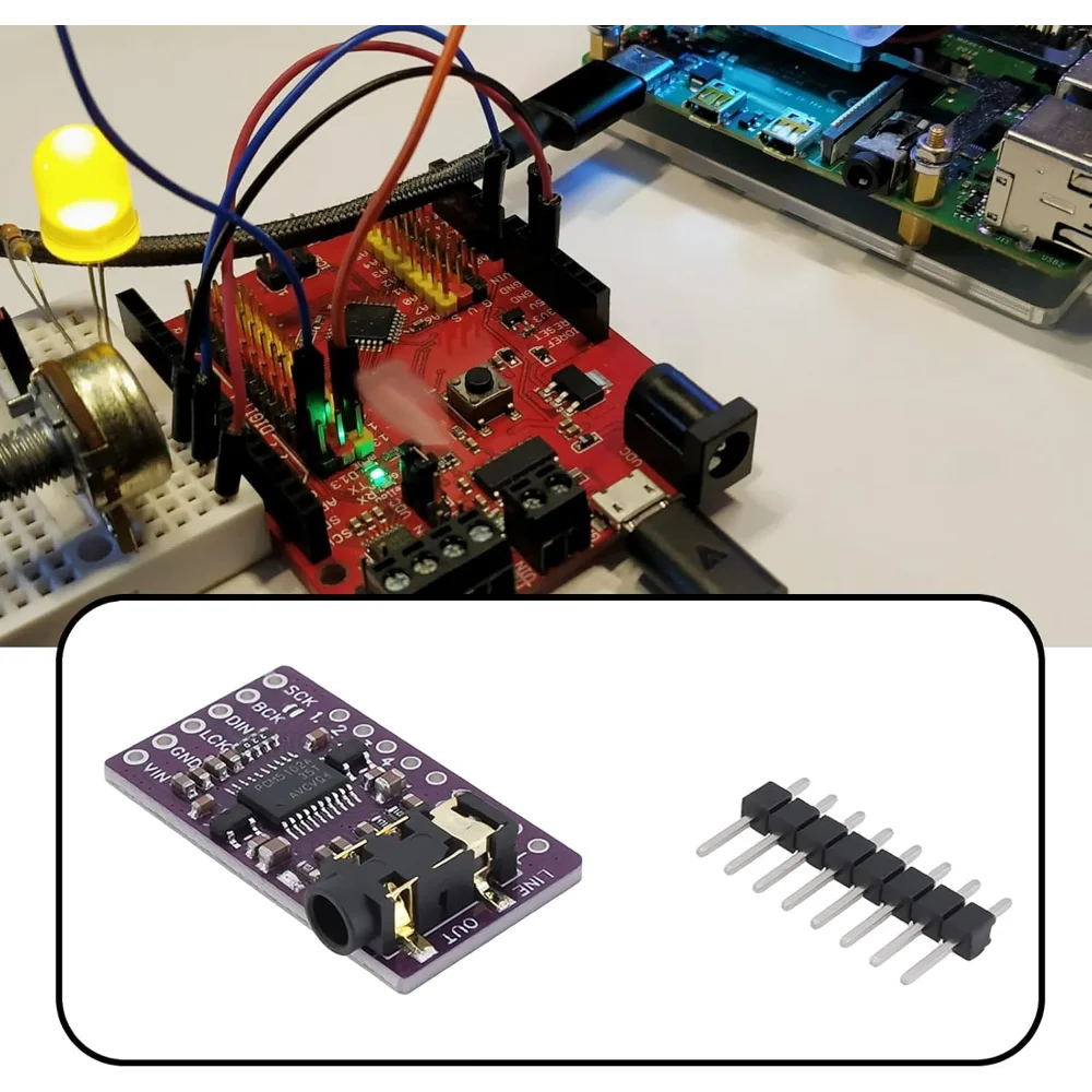 High-Fi Audio Player for DIY Electronics GY-PCM5102 I2S DAC Decoder - Compatible with Arduino & Raspberry Pi