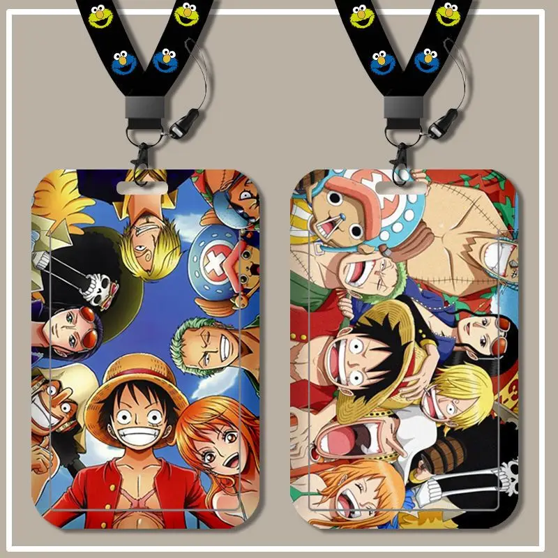 Anime One Piece Peripheral Ruffy Chopper Solon Campus Kartenhülle Schiebehülle Hartplastik Wasserdichte und sturzsichere Hülle Geschenk