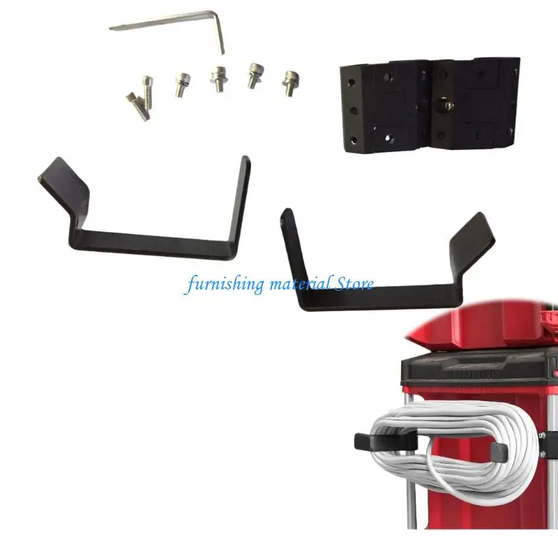 Y5GD Space Saving Equipment Extension Draht Drahtveranstalter Nordinhaber Firma an Aluminiumschienen für Packouts -Systeme