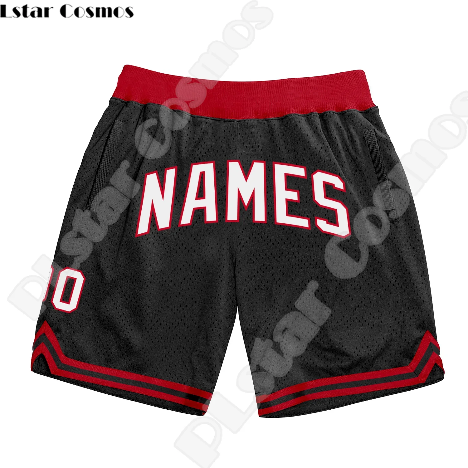 Custom Name DIY Logo Pattern Team Number Basketball Shorts Pants Retro Breathable Mesh 3DPrint Summer Harajuku Drop Shipping A12