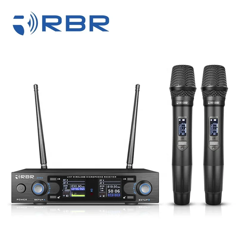 Recharge style d733  digital uhf wireless microphone system