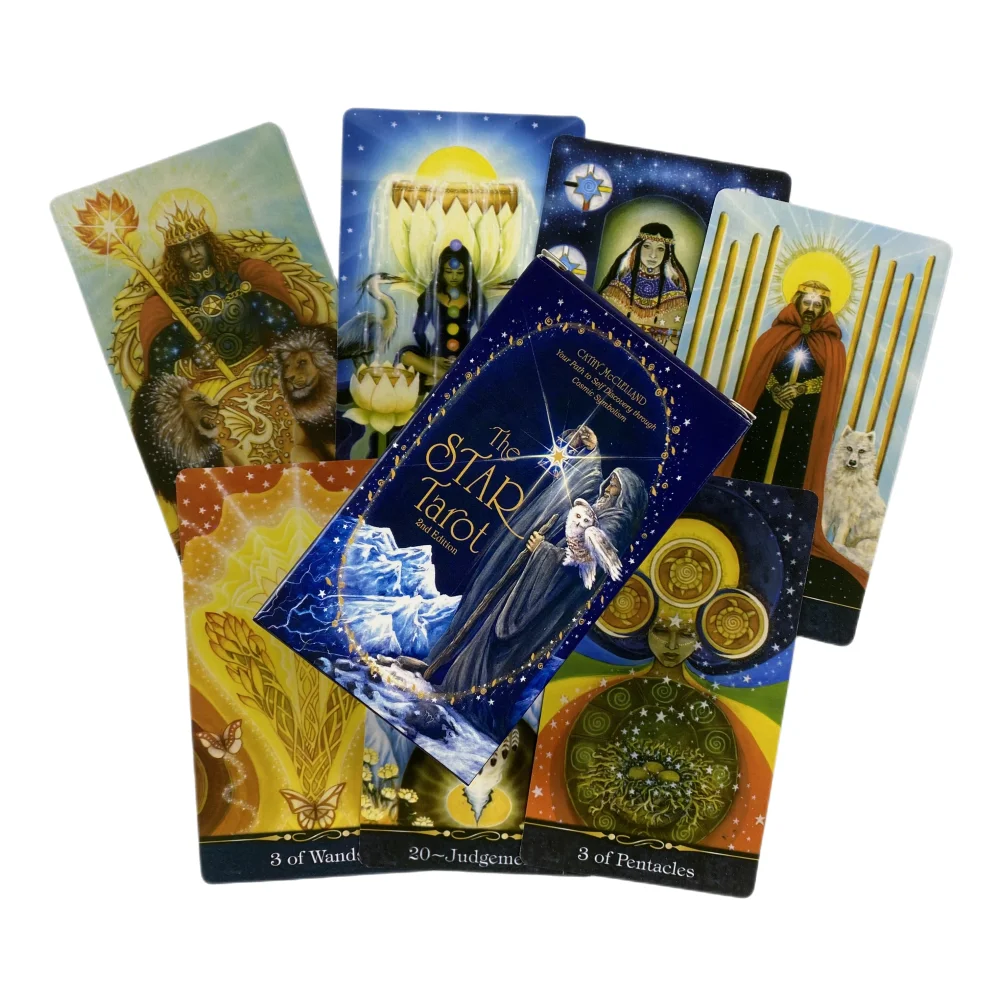 The Star Tarot Cards 2nd A 78 Deck Oracle English Visions Divination Edition Borad Playing Games