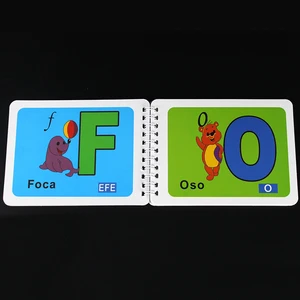 Spanische Lernkartenbücher für Kinder, Bildung für Kinder, Lernen von Alphabet und Briefen, Montessori 10 Hauptverkaufsbücher in Spanisch - №7