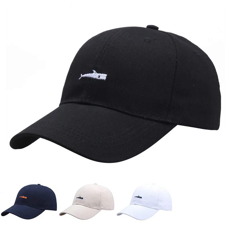 

Matching Couple Hats with 3D Fish Embroidery Soft Cotton Snapback Unisex Dad Caps for Hip Hop Outdoor Activities