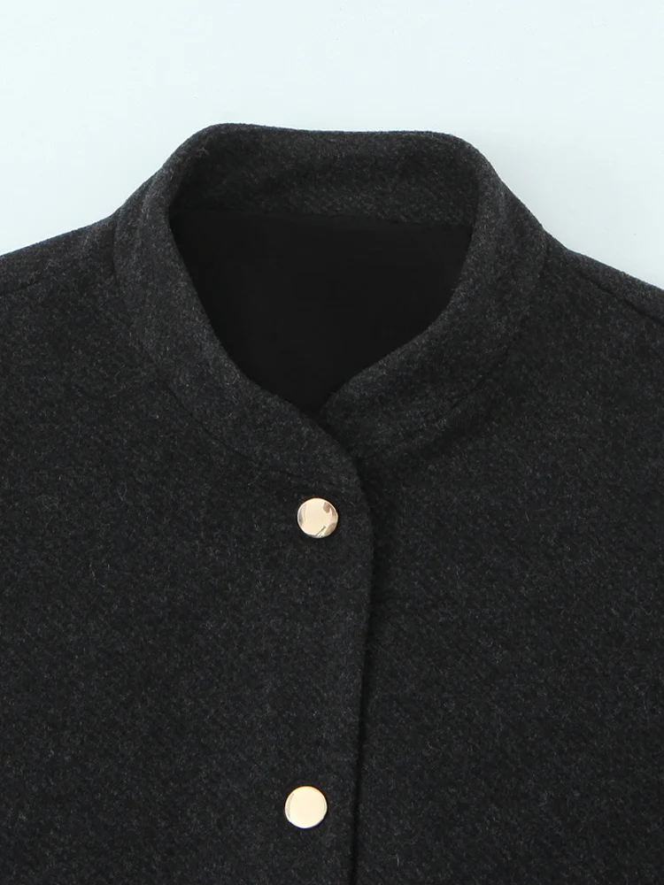 Veste de pilote douce pour femmes, style européen et américain, tempérament simple, ourlet élastique, nouvelle collection automne 2025