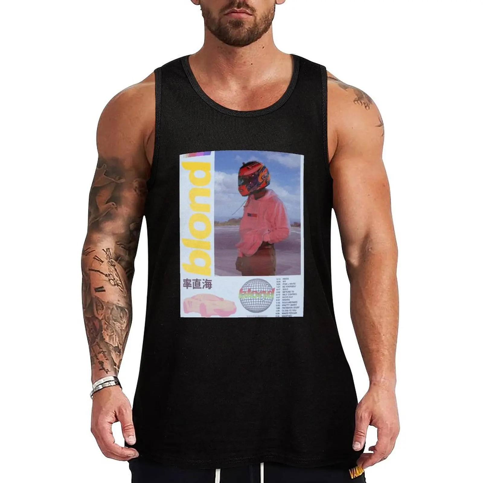 Blond Frank Ocean Tank Top Lightweight Tank Top Breathable Quick Dry Sleeveless