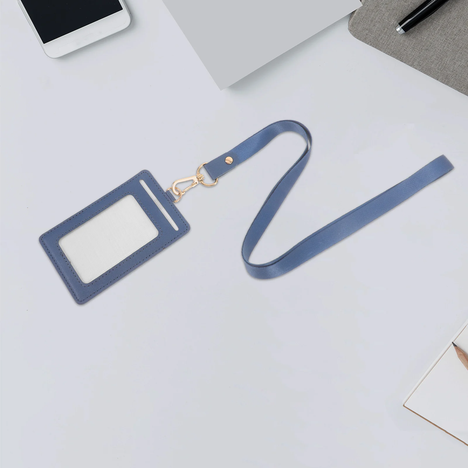 

Id Badge Holder Clear Card Sleeve Lanyard Compatible Work Cards Cards Protective Cover Name Tag Storage