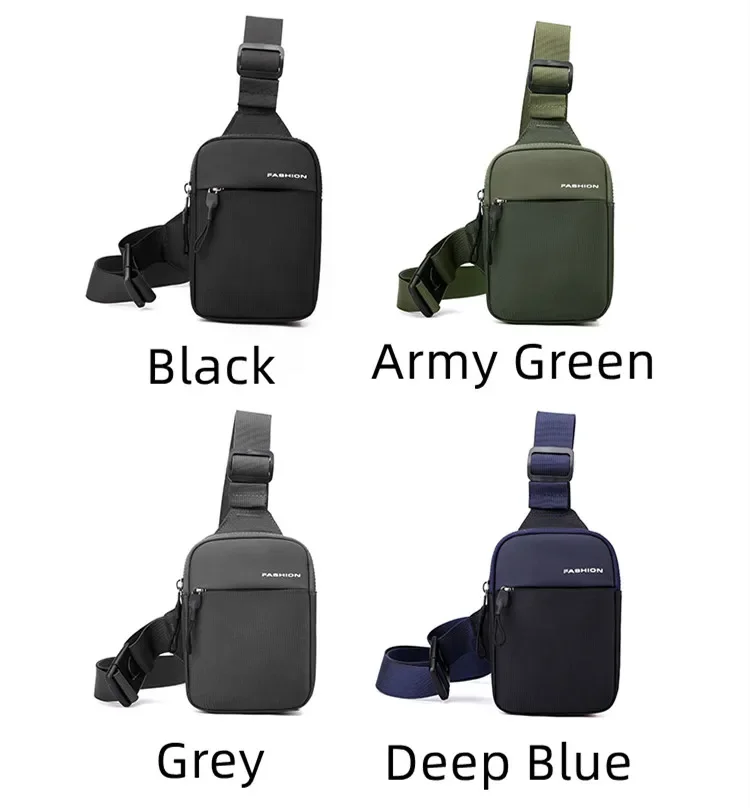 

Men's High Quality Multifunctional Chest Packs Sports Small Single Shoulder Running Mobile Phone Casual Oblique Shoulder Bags