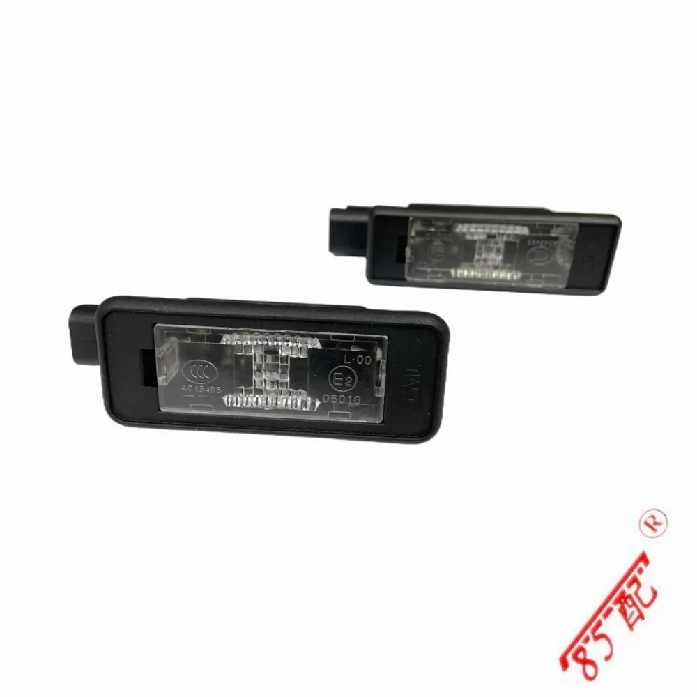 1pcs New Number Plate Lamp License Plate Lights 6340F0 9682403680 9661480980 For Peugeot 207 4008 5008 Citroen C2 C4 C5 Sega