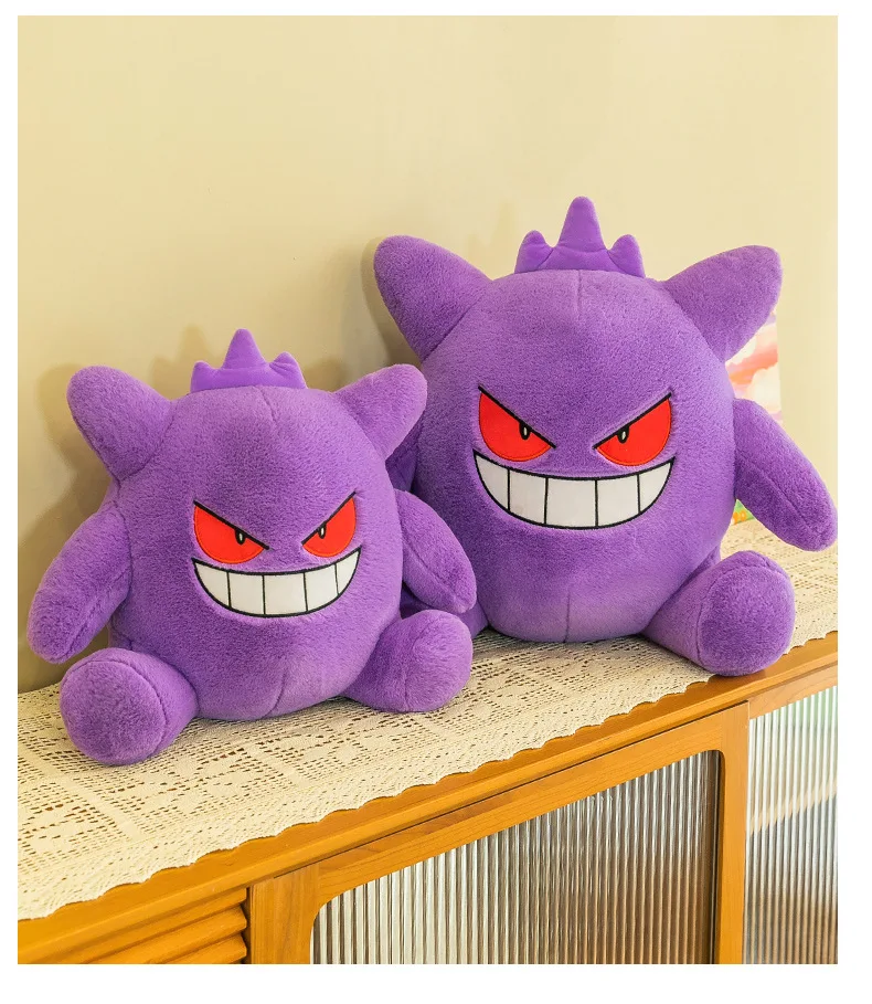 Pokemon Plush 35/45Cm Cartoon Anime Figure Gengar Plush Stuffed Pocket Monsters Pet Model For Boys Girls Birthday Gift