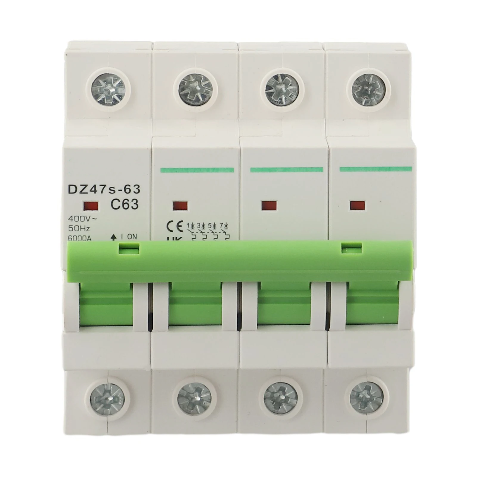 AC Circuit Breaker DZ47S-63 4P AC400V CircuitBreaker Residual Current Breaker 16A/32A/63A  Air Switch