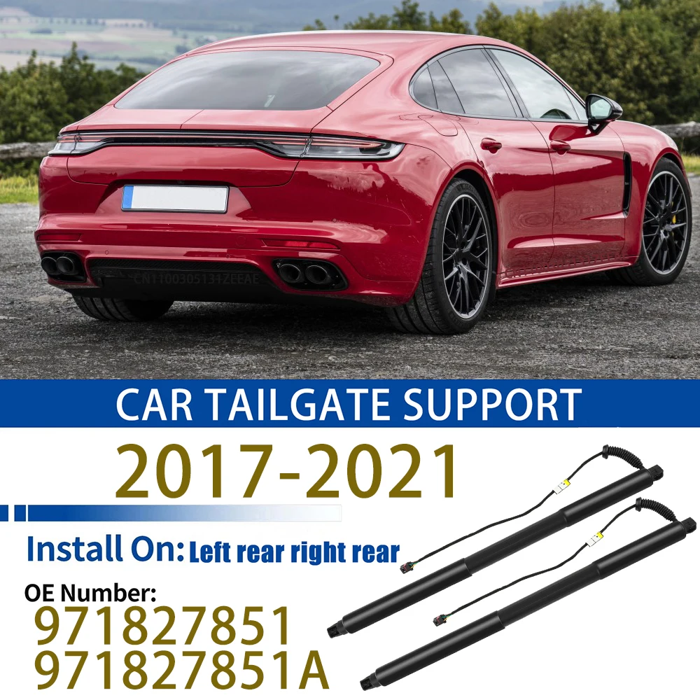 For 971 PORSCHE PANAMERA 2017-2021 Tailgate Support Rod Rear Tailgate Strut Electric Support Struts 971827851 971827851A