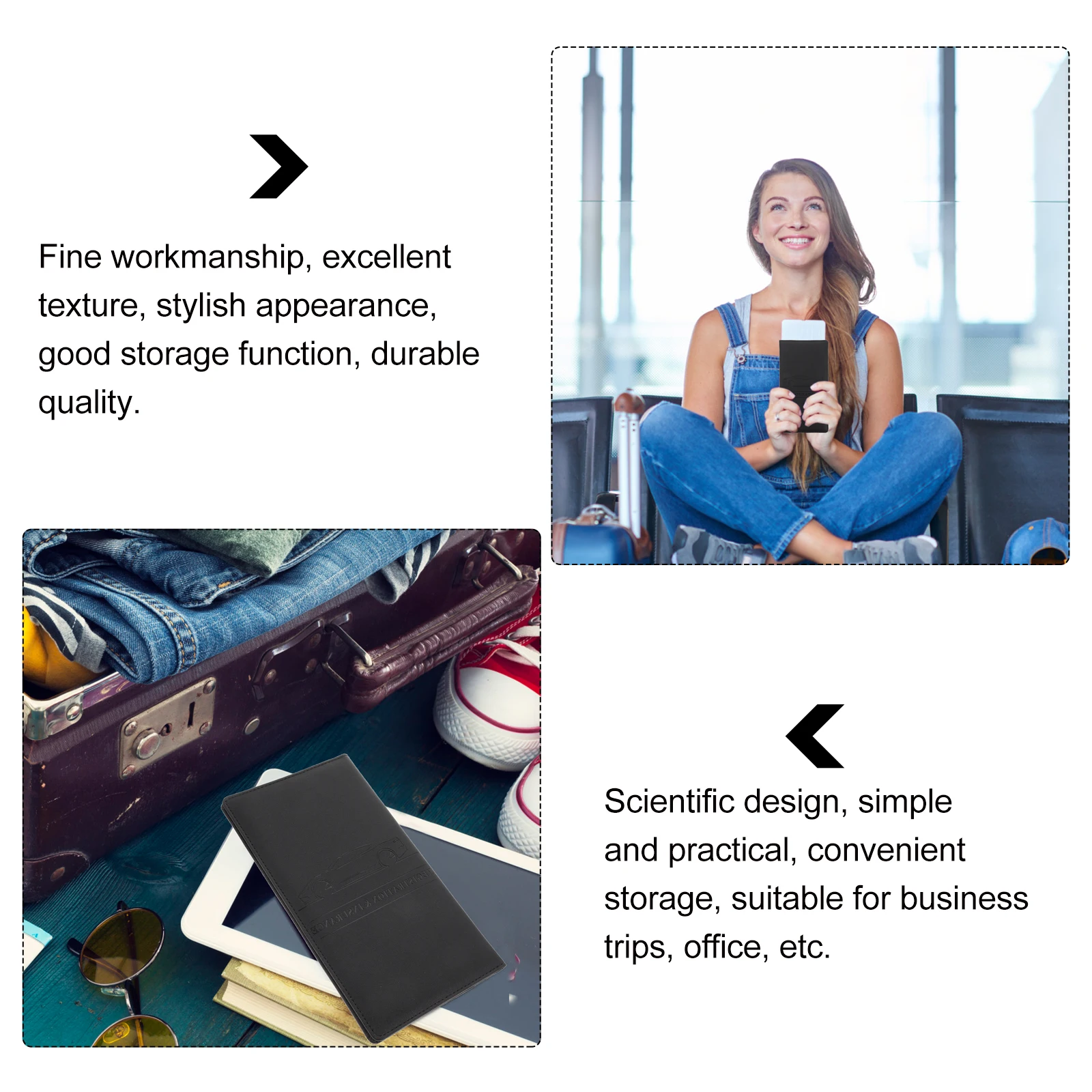 

1pc Pu Cards Protective Sleeve Business Cards Storage Holders Travel Storage Bag Id Cash Photo Holder Design