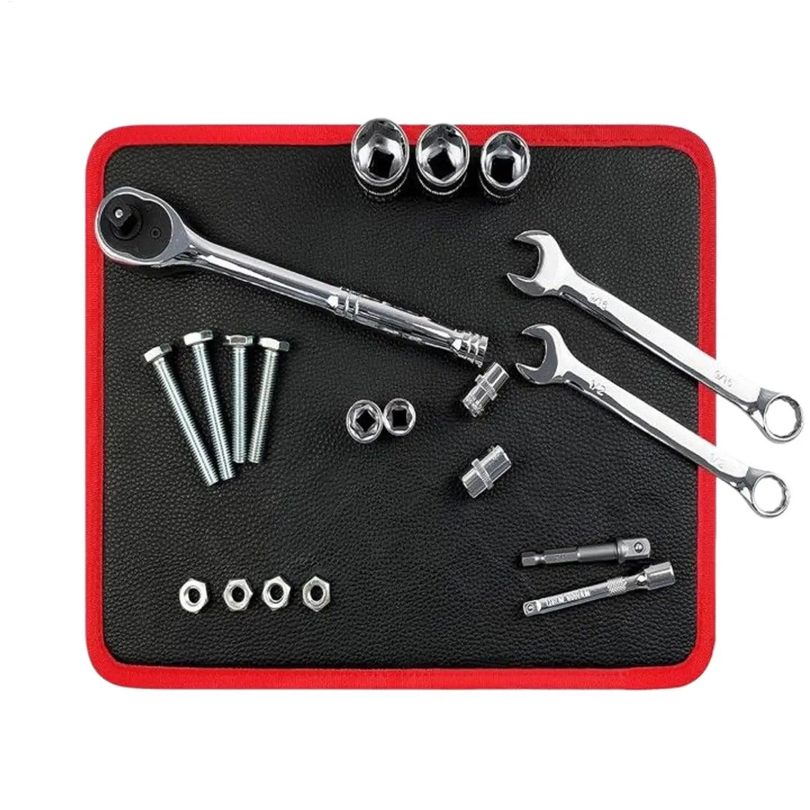 Magnetic Tool Pad Magnetic Tool Parts Mat Screw Organizer for Garage Auto Repair Woodworking Workshop Construction Site