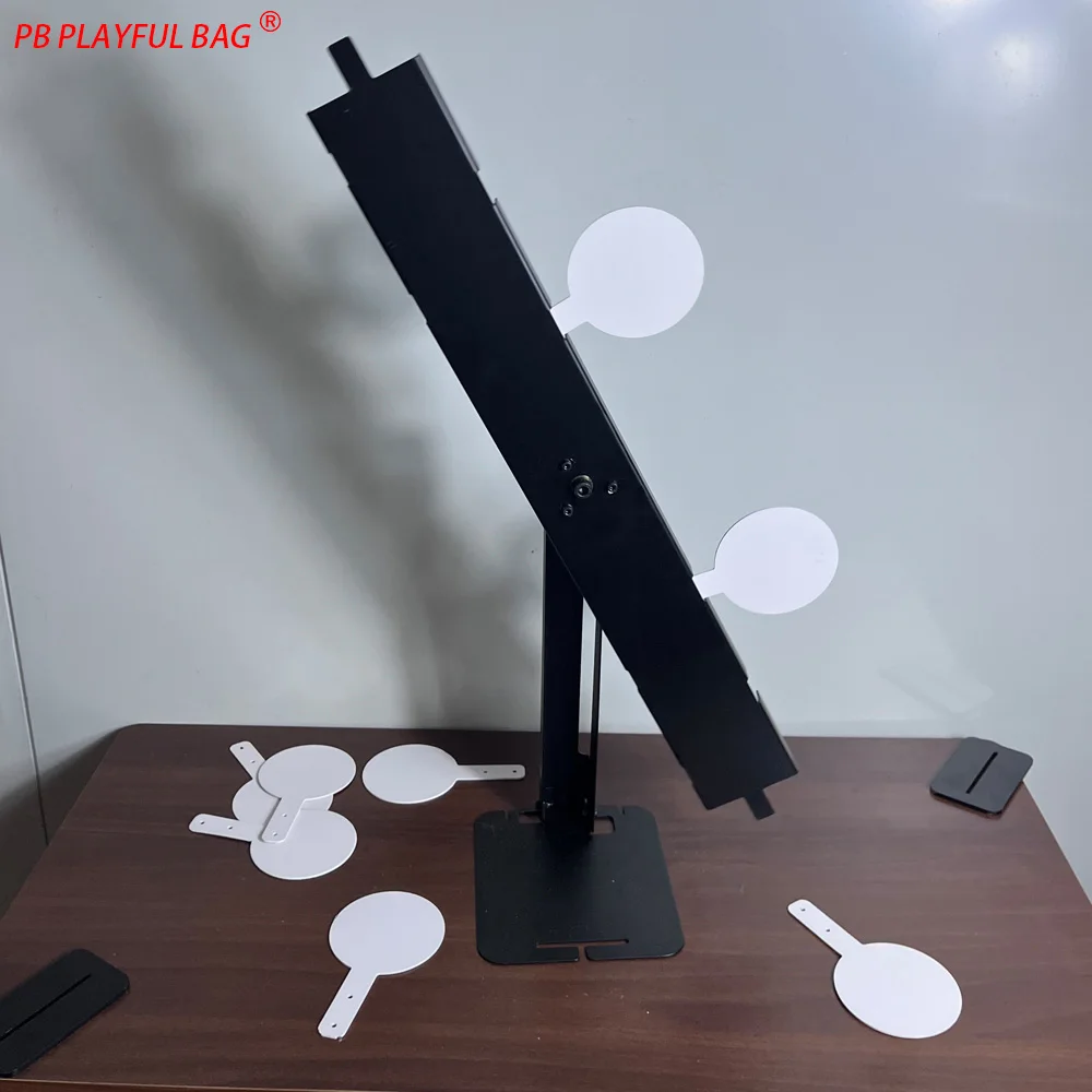 360 Degree Rotating Metal Target Balanced Target Tree With 8 Target Plates Shooting Practice For Airsoft BB Toy Gun QJ119