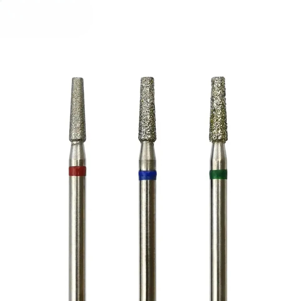 Column Diamond Burr Nail Drill Bits Rotary Russian Cuticle Bit Electric Manicure Drill Nails Accessories Tool