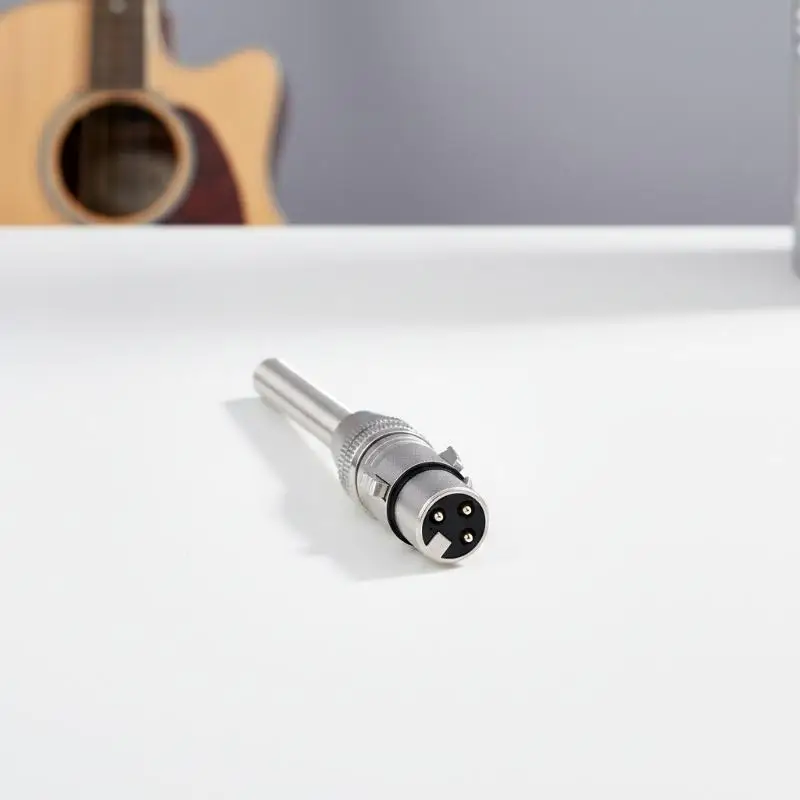 XLR 3 Pin Connector Male Female With Long Spring Microphone Plug Replacement Parts For Live Sound Audio Equipment Installation