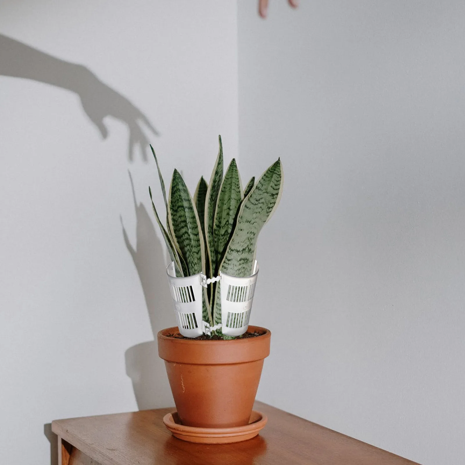 10Pcs Root Control Plant Pots Transparent Orchid Planter Flower Growing Pot Garden Plants Pot Nursery Basket Orchid Planter