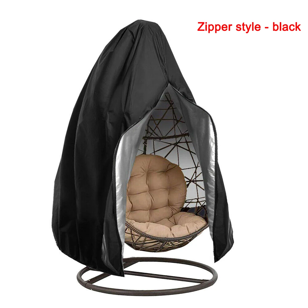 

Waterproof Patio Chair Cover Egg Swing Chair Dust Cover Protector With Zipper Protective Case Outdoor Hanging Egg Chair Cover