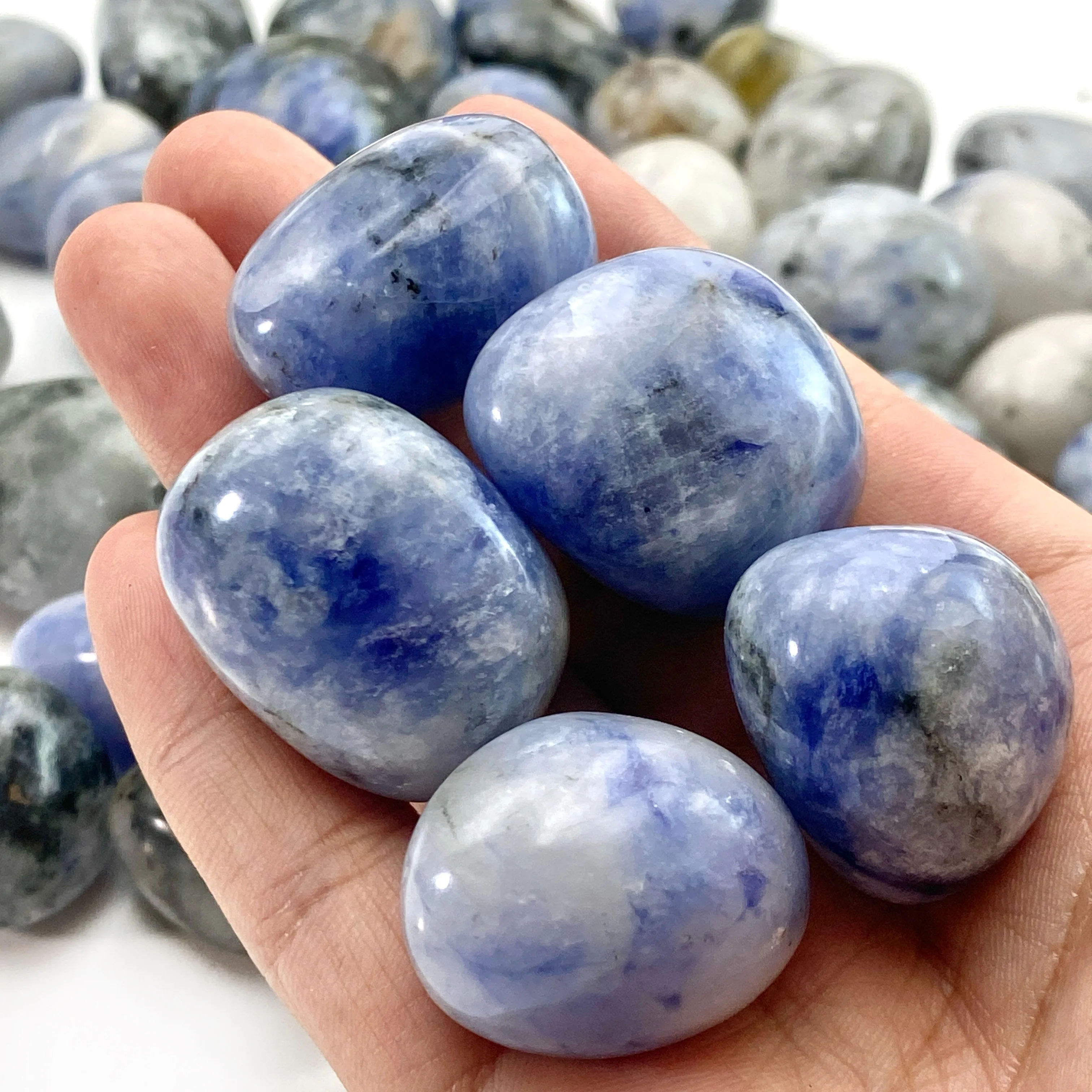 1PC High Quality Natural Blue Vein,Birthday Gift,Men Gift,Women Gift,Scene Decoration,Crystal Ornaments,Table Decoration.