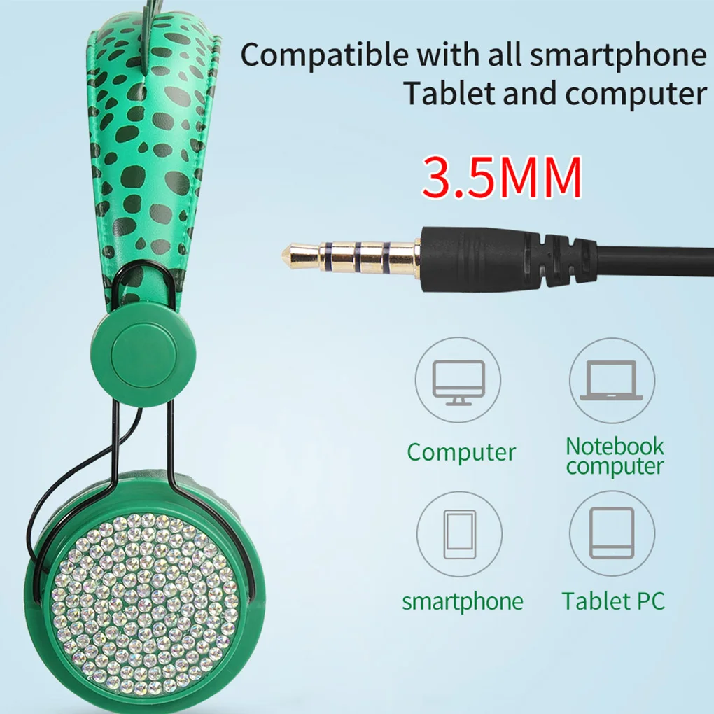 Детская гарнитура, проводная гарнитура с героями мультфильмов, 3,5 мм, детские наушники с ограничением громкости, наушники-вкладыши с повязкой на голову