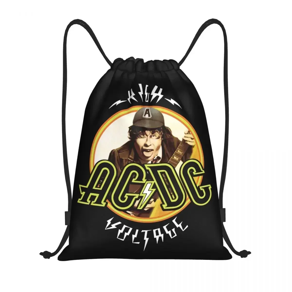 Mochila con cordón de música de Heavy Metal, bolsa de gimnasio deportiva para mujeres y hombres, mochila de entrenamiento de banda de rock australiano