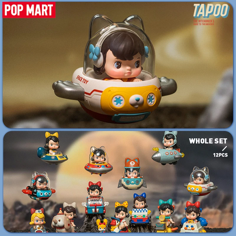 

POP MART TAPOO The Hitchhiker's Guide To The Universe Series Blind Box Toy Caja Ciega Kawaii Doll Action Figure Toys Mystery Box