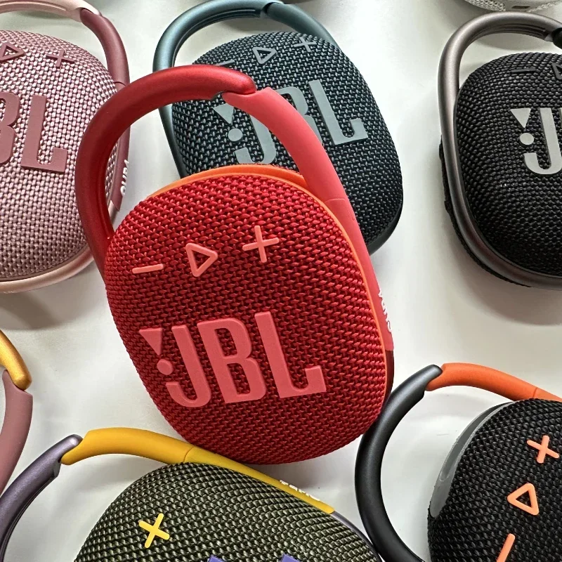 Original JBL Clip 4 Portable Mini Bluetooth Speaker, Waterproof Outdoor Bass Speakers with Hook Long battery life Speaker