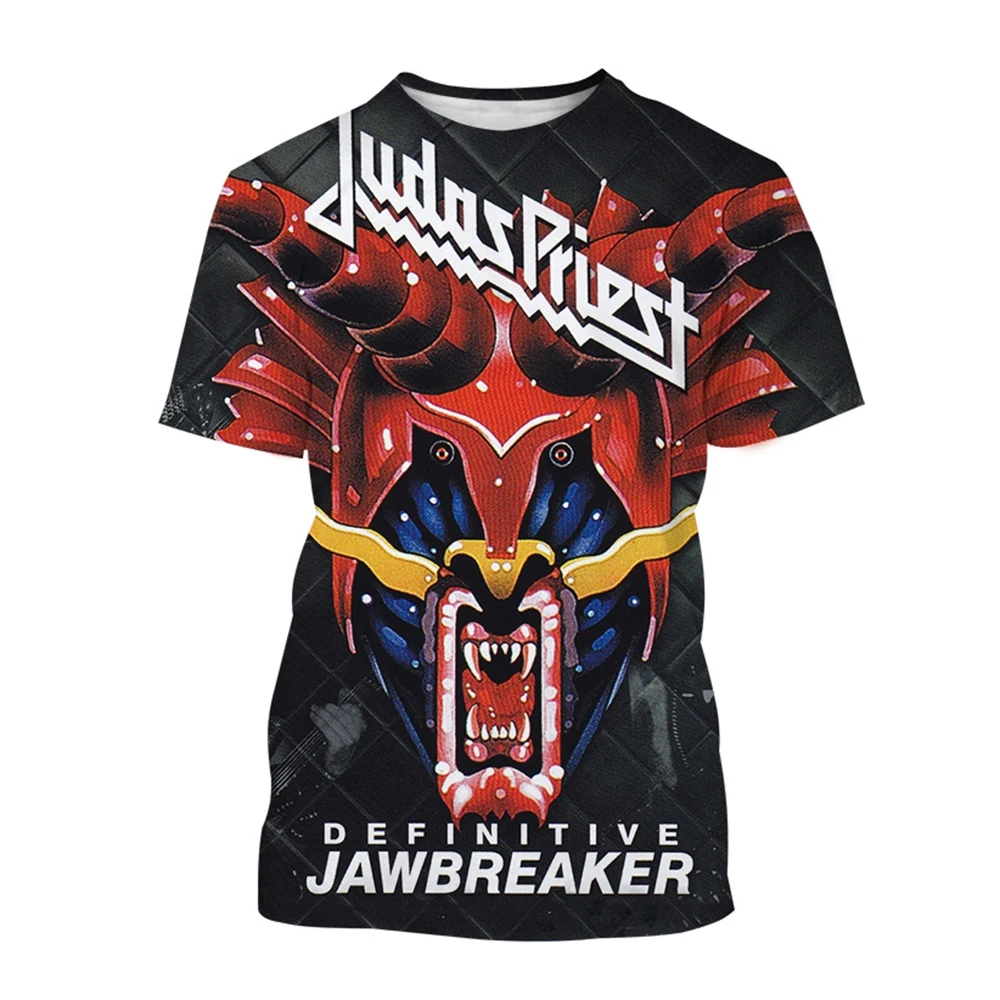 Summer fashion trend 3D printed printed pattern T-shirt round neck casual and comfortable hip-hop street style T-shirt image 4