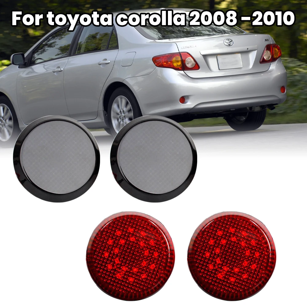 

Отражающие фонари заднего бампера для Toyota Corolla 2008-2010, светодиодные для Nissan/Qashqai/задний стоп-сигнал, указатель поворота, аксессуары