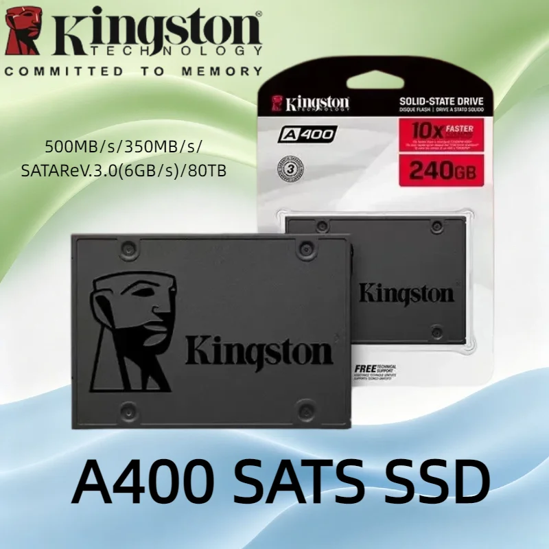 SSD Kingston A400 2.5 Inch SATA III Internal SSD 960GB 480GB 240GB 120GB Solid State Drive For Desktop Laptop PC