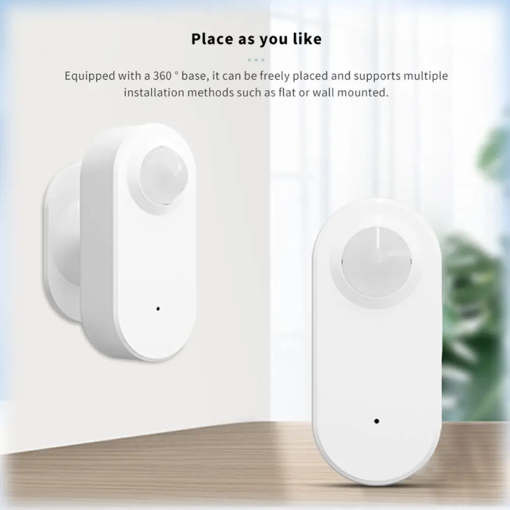 Zigbee Tuya WiFi Human Presence Detector Smart Human Body PIR Sensor Wireless Wave Motion Sensors Support Alexa Google Assistant