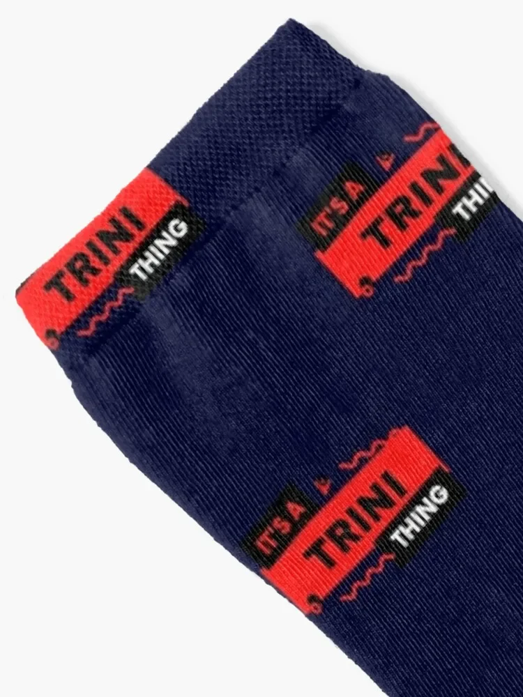 It's a Trini Thing Socks winter gifts gym snow Sports Man Socks Women's