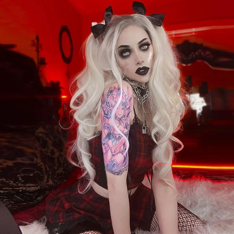 สีดําสีแดงลายสก๊อตกางเกงขาสั้นผู้หญิงHarajukuลูกไม้Trim Chicกางเกงขาสั้นลูกไม้Punk Gothicกางเกงขาสั้นLolitaสตรีStreatwearสูงเอว 2023